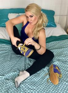 www.misswhitneymorgan.com - Caught Staring At Whitney's Sweat Soaked Sneakers - Photos thumbnail
